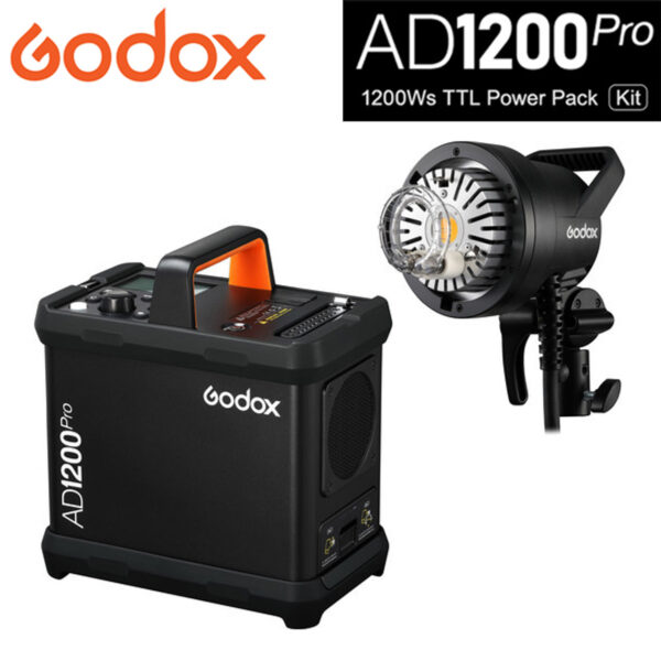 Godox AD1200Pro 1200Ws Portable TTL Power Pack Flash Kit ( 36V 5200mAh )