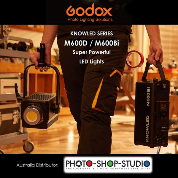 Godox Knowled M600Bi Super Powerful 730W Bi-color LED Light w Carry Bag